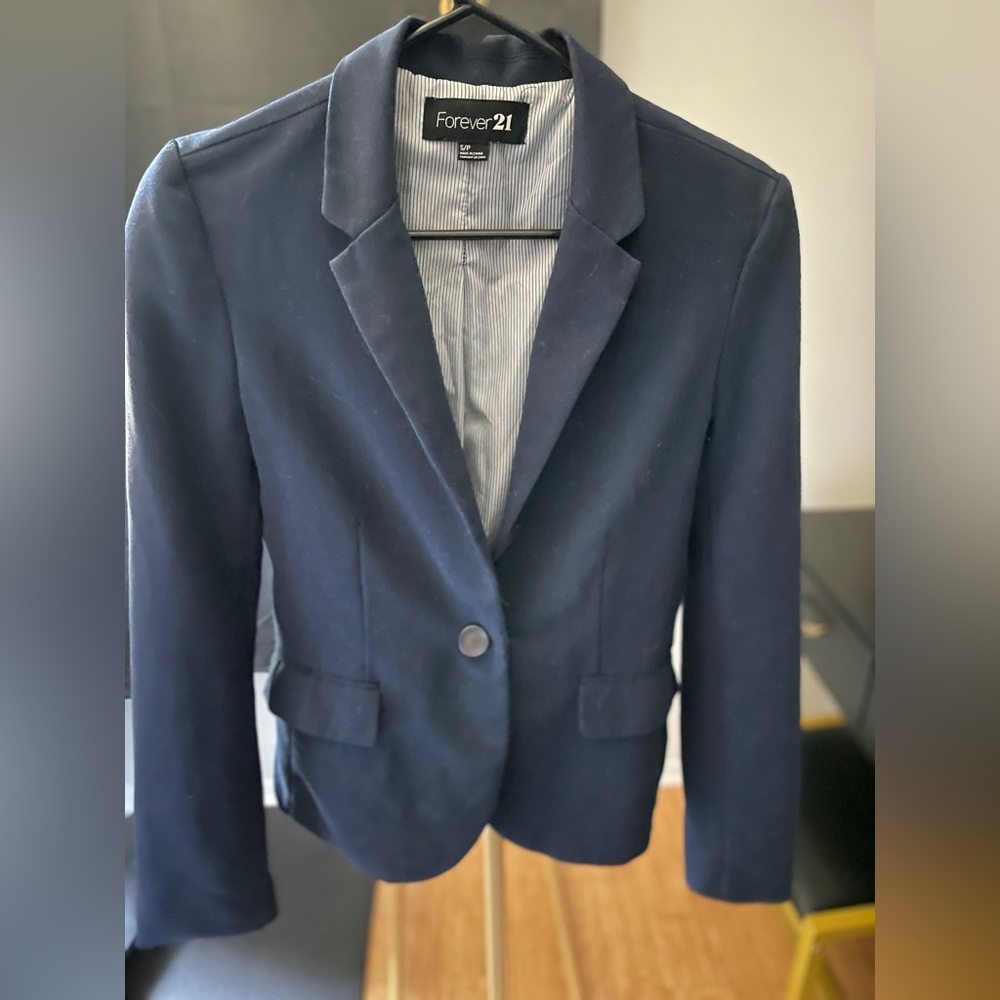 Forever 21 Dark Blue Blazer